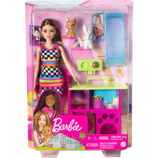 Barbie® Doll & Pets Playset