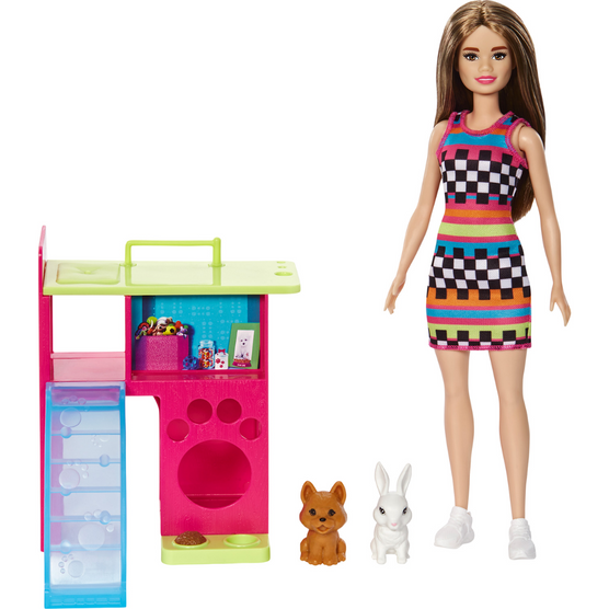 Barbie® Doll & Pets Playset