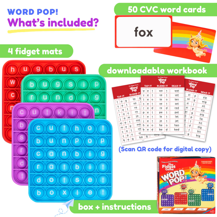 The Fidget Game: Word Pop!