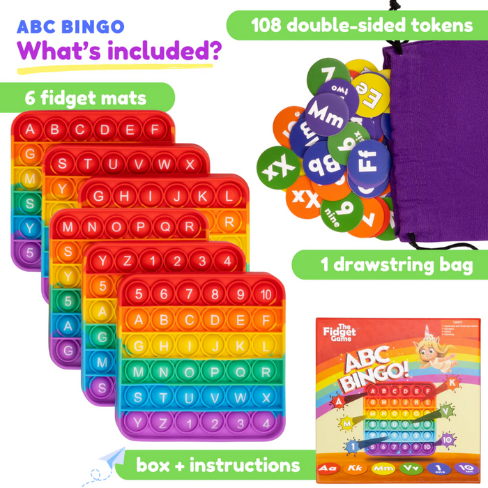 The Fidget Game: ABC Bingo!