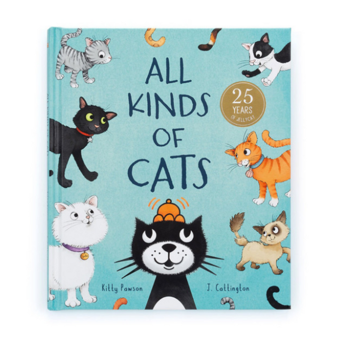 All Kinds of Cats JellyCat Book