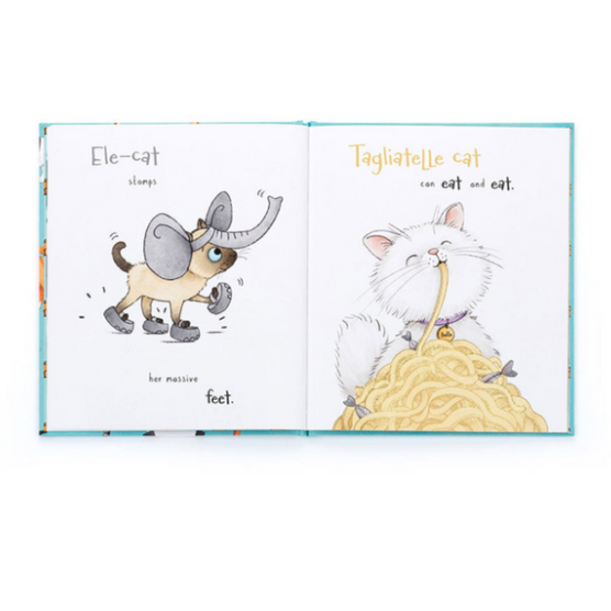 All Kinds of Cats JellyCat Book