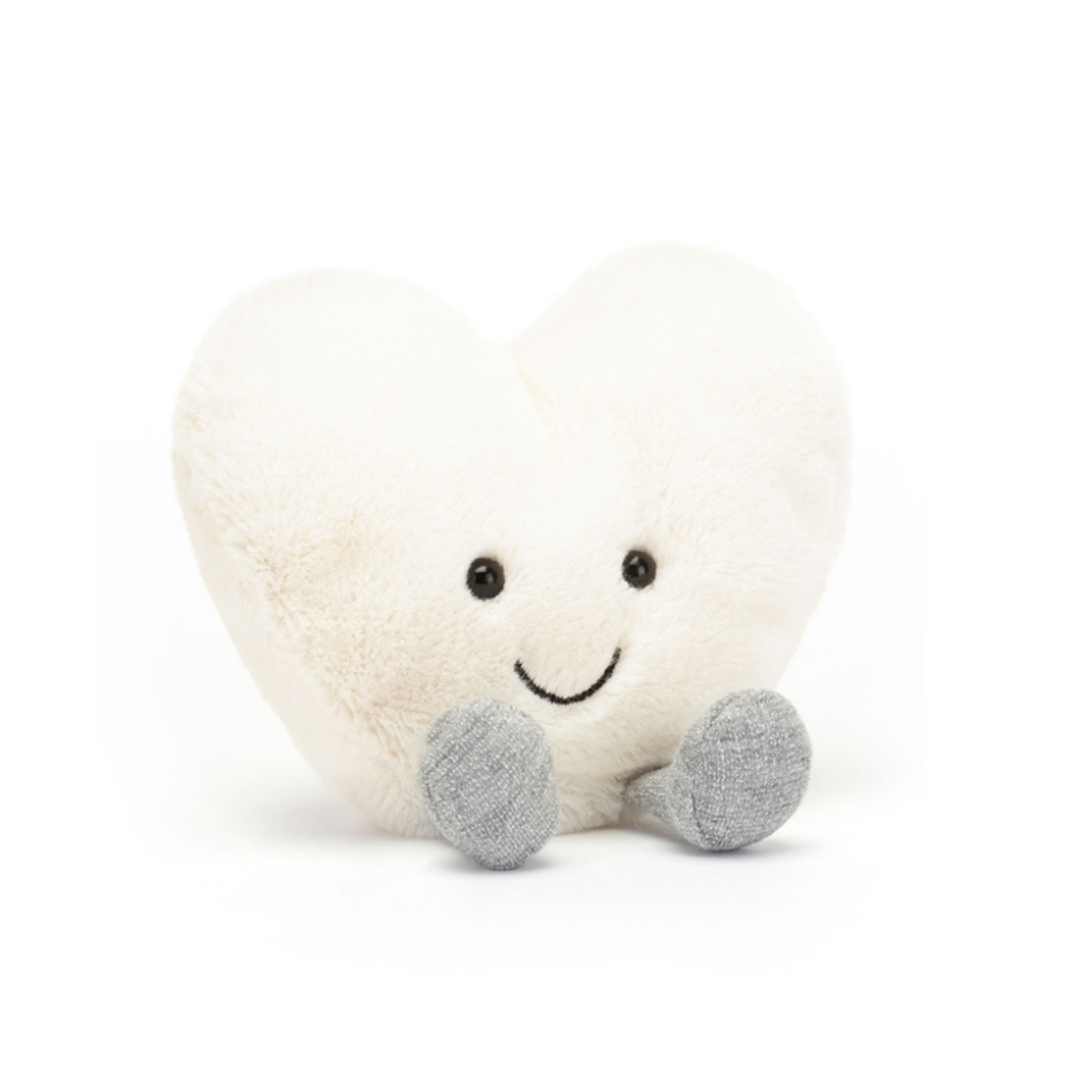 Amuseables Cream Heart JellyCat