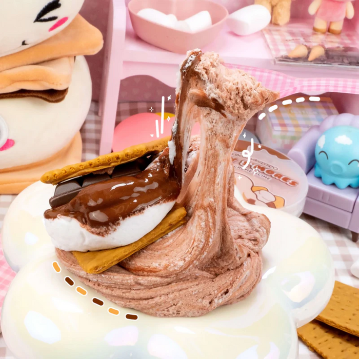 Gooey S'mores Cloud Creme Kawaii Slime