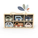 Speedy Monkey Car Display Case With 6 Vehicles