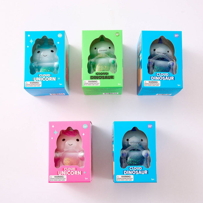 J'adore Unicorn & Dino Sensory Squeeze Toy 5pk