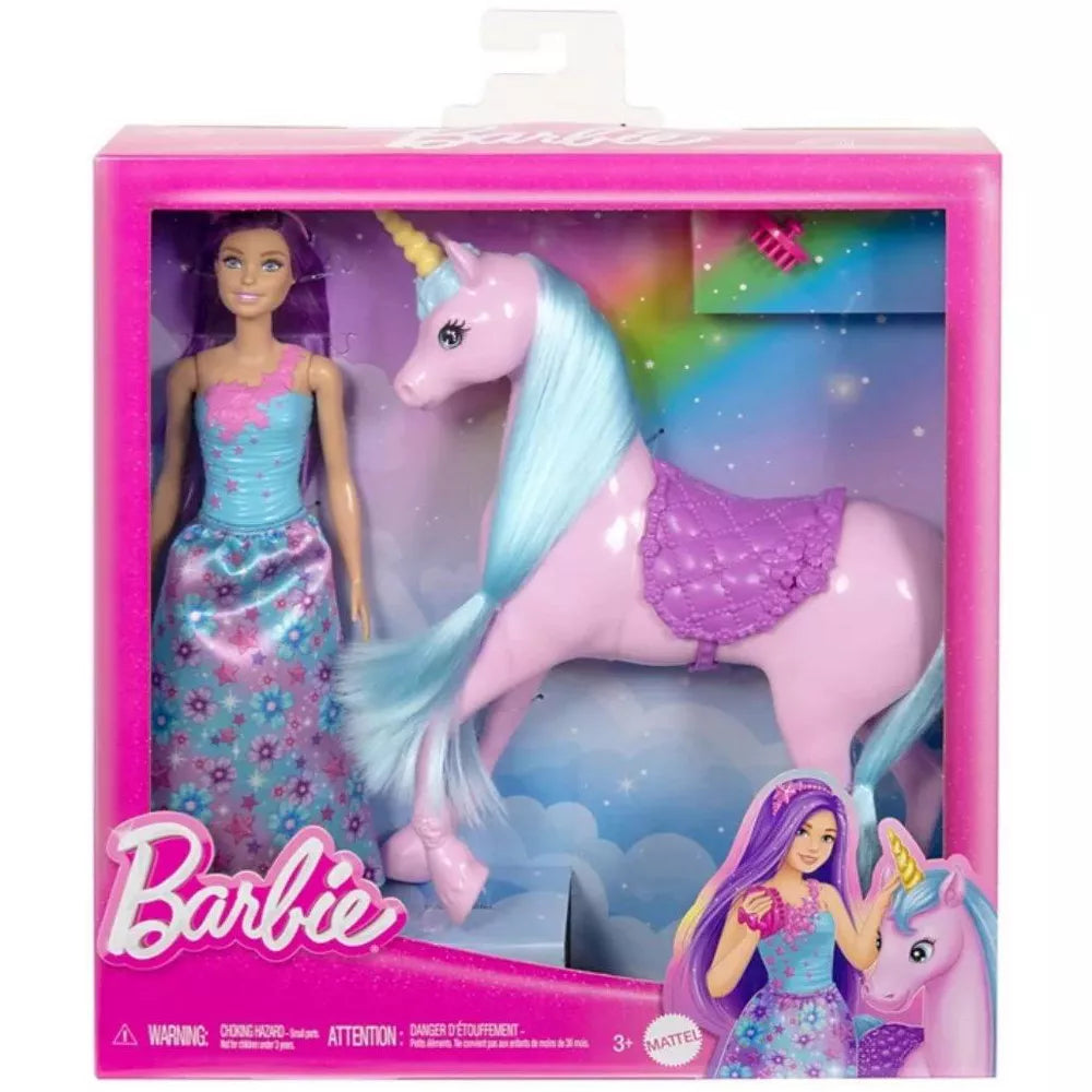 Barbie Doll and Unicorn