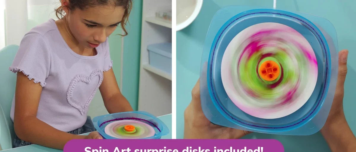 Make It Real Mini Pottery And Spin Art Studio Craft Kit