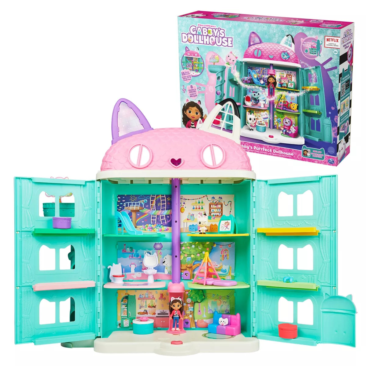 Gabby's Dollhouse Purrfect Dollhouse Playset