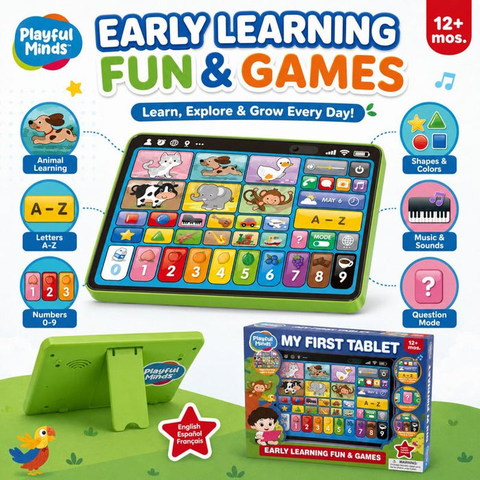 Playful Minds My First Tablet Light & Sound Learning Pad