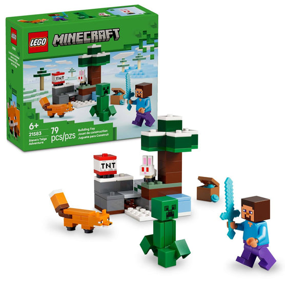 LEGO Minecraft Steve’s Taiga Adventure