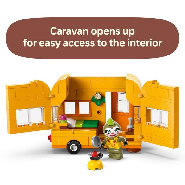 LEGO Animal Crossing Leif's Caravan & Garden Shop Building Toy 77054