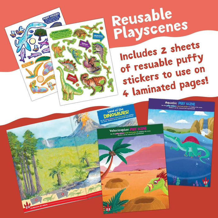 MindWare Dinosaur Sticker Activity Book with 200+ Stickers