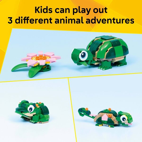 LEGO Creator 3 in 1 Turtle with a Water Lily Flower 31377