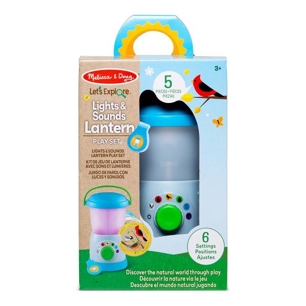 Melissa & Doug Lets Explore Light & Sound Camping Lantern Play Set