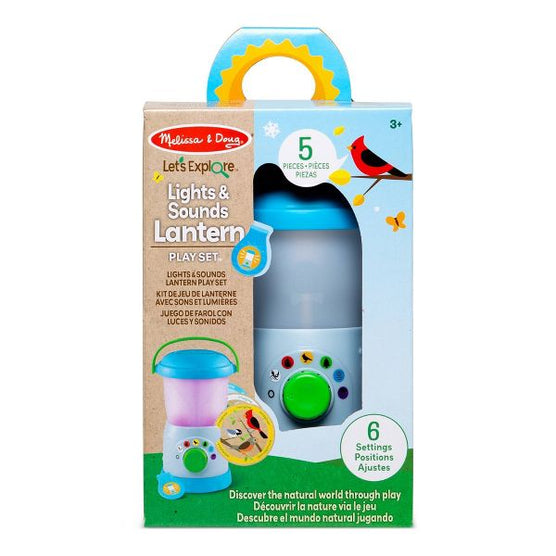Melissa & Doug Lets Explore Light & Sound Camping Lantern Play Set