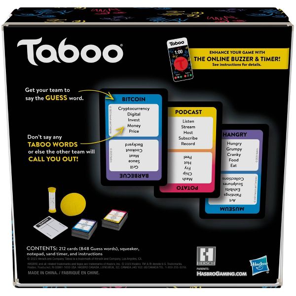 Taboo Refresh
