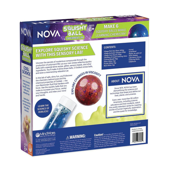 NOVA Squishy Ball Lab Science Kit for Kids
