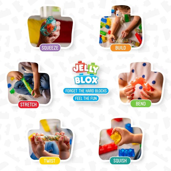 Jelly Blox Tractor Building Set Soft Sensory Construction Toy