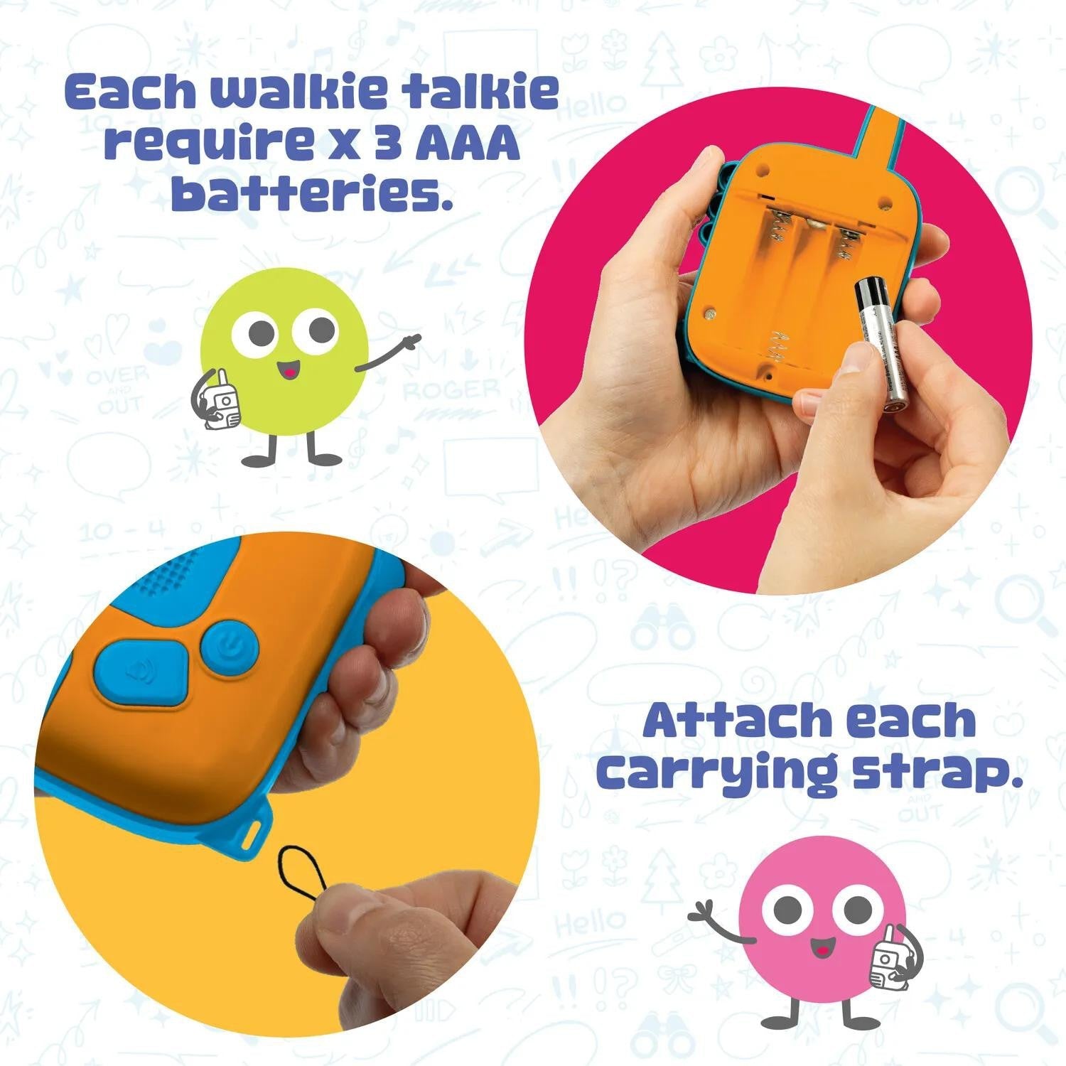 MindWare Walkie Talk-Along Scavenger Hunt Adventure Set 24 Cards