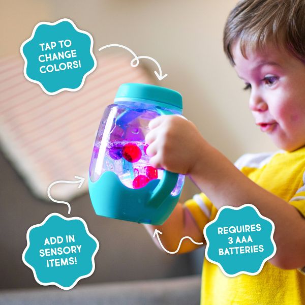 Glo Pals Blue Sensory Jar