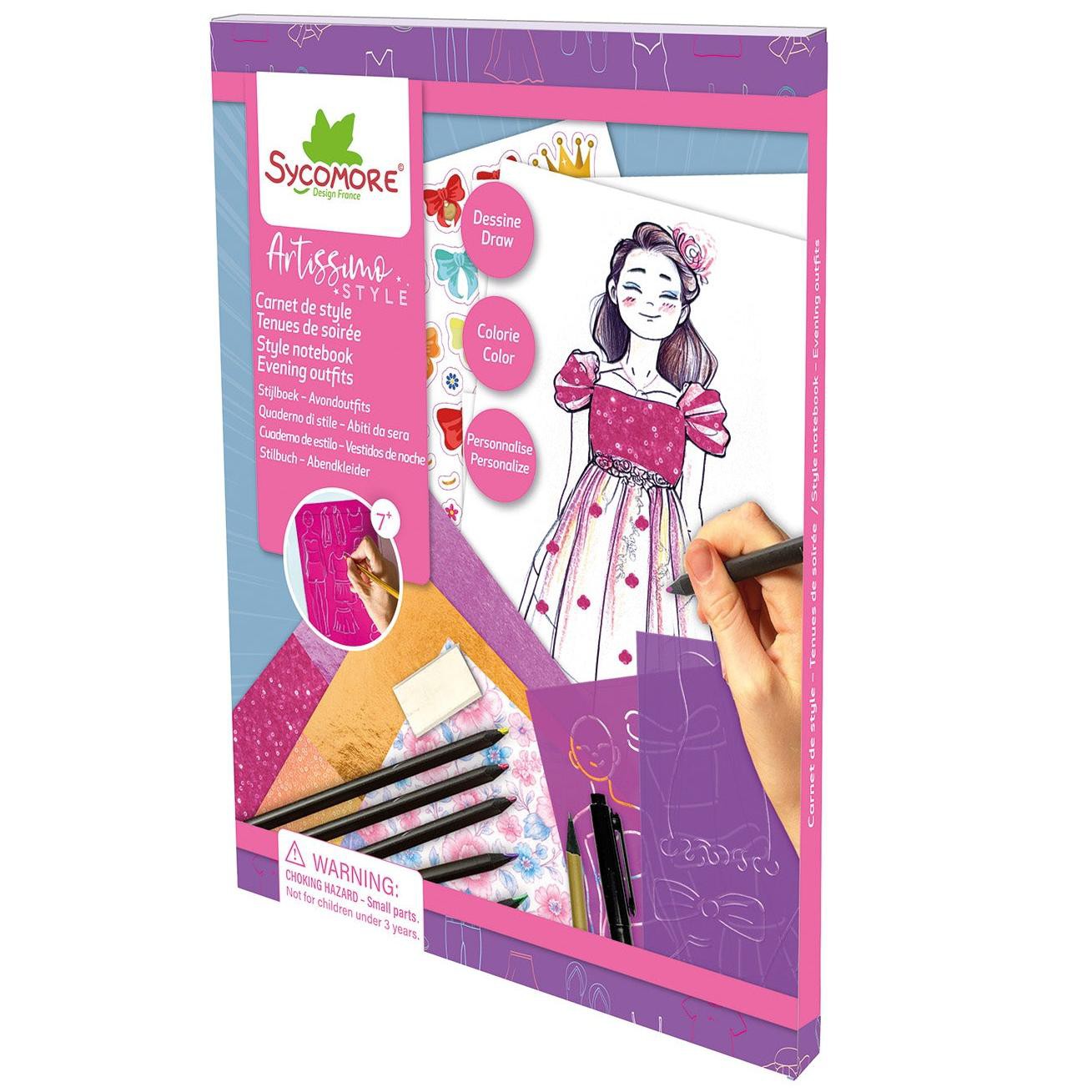 Sycomore Artissimo Style Notebook Evening Dresses Fashion Design Kit
