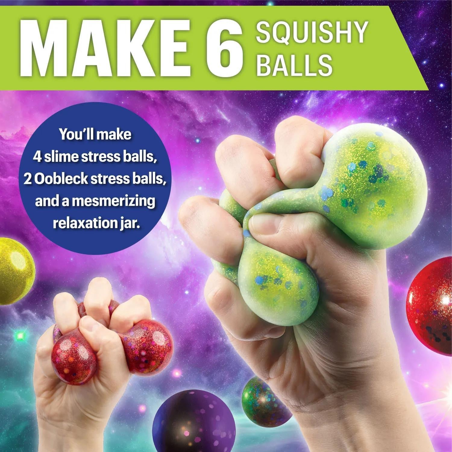NOVA Squishy Ball Lab Science Kit for Kids