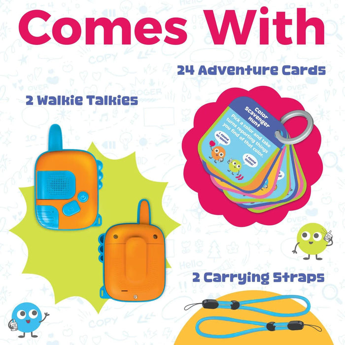 MindWare Walkie Talk-Along Scavenger Hunt Adventure Set 24 Cards