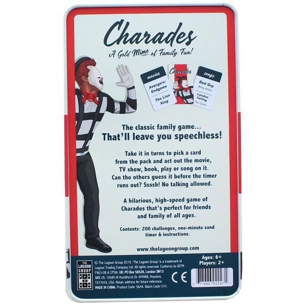 Charades Family Card Game  - 200 Challenges