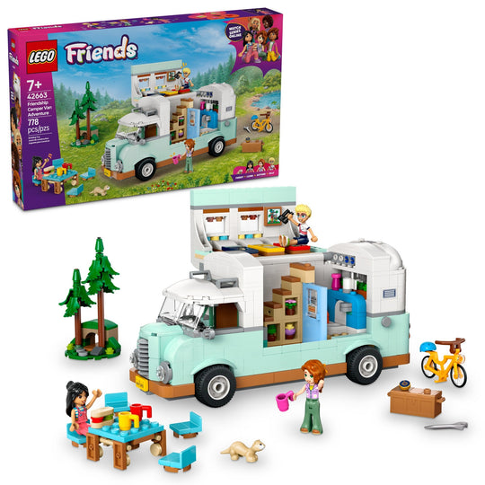 LEGO Friends Friendship Camper Van Adventure Building Set 42663