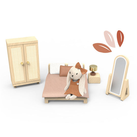 Speedy Monkey Doll House Bedroom Set with 1 Character