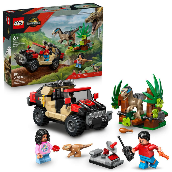 LEGO JURASSIC WORLD Raptor Off-Road Escape