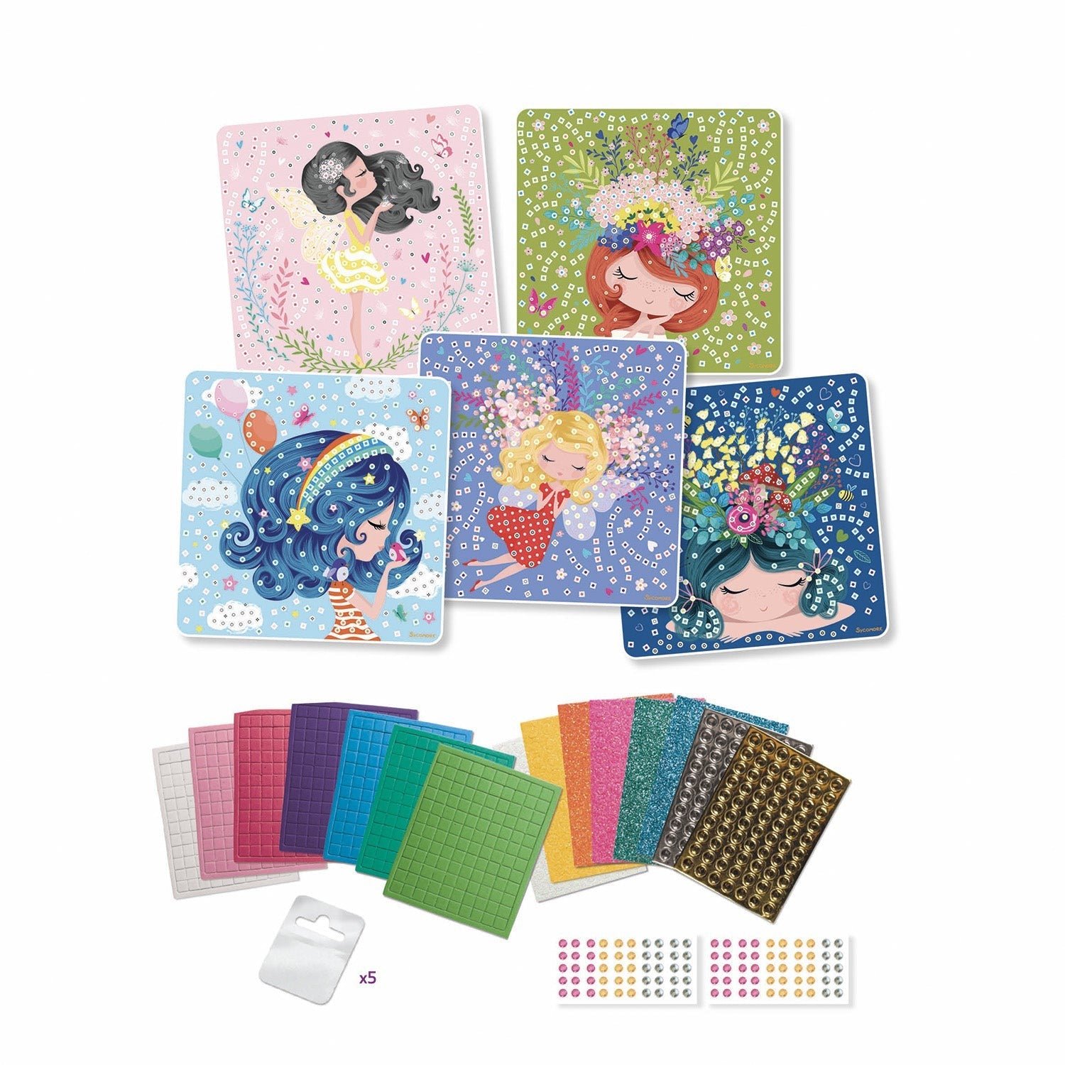Sycomore Stick'N Fun L Mosaics Enchanted Dreams Craft Kit