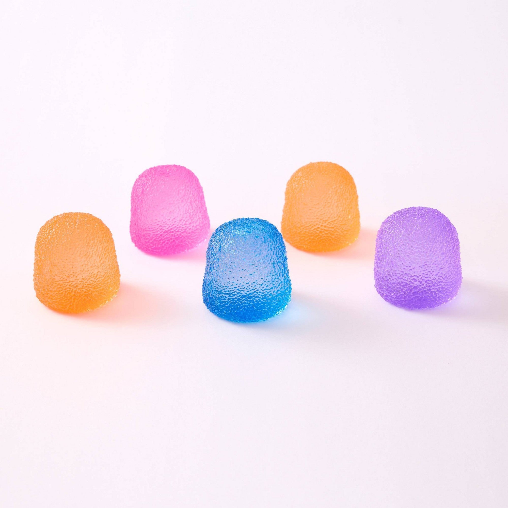 J'adore Textured Gumdrop Sensory Squeeze Toy 5pk