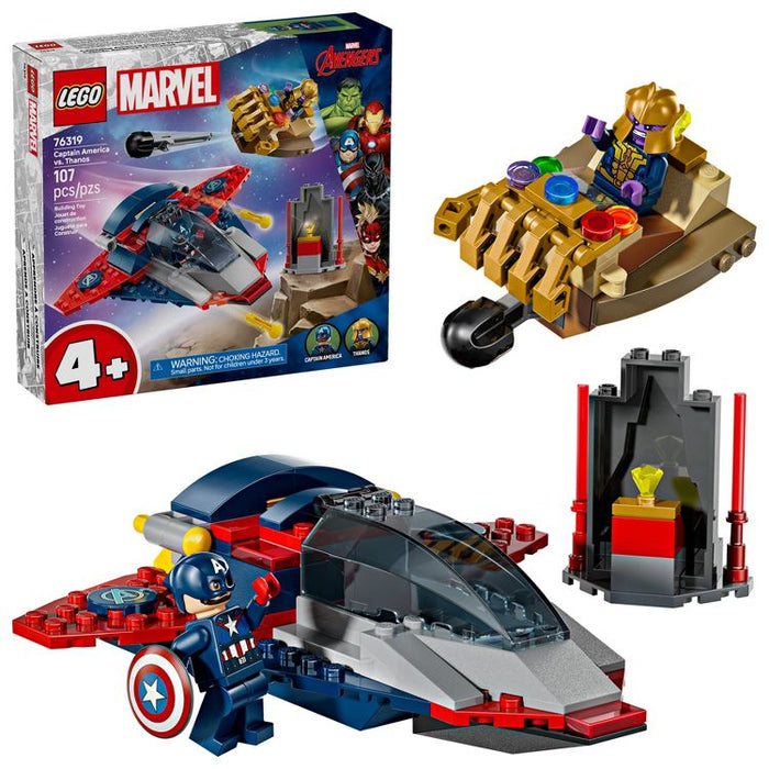 Marvel Captain America vs Thanos Lego