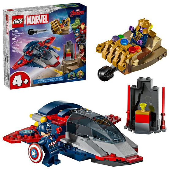 Marvel Captain America vs Thanos Lego
