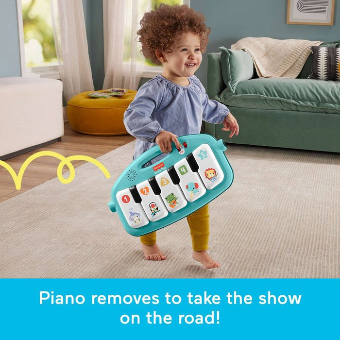 Fisher-Price Glow & Grow Kick & Play Piano Gym Toy