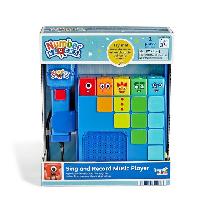 Hand2Mind Numberblocks Sing & Record Music Player