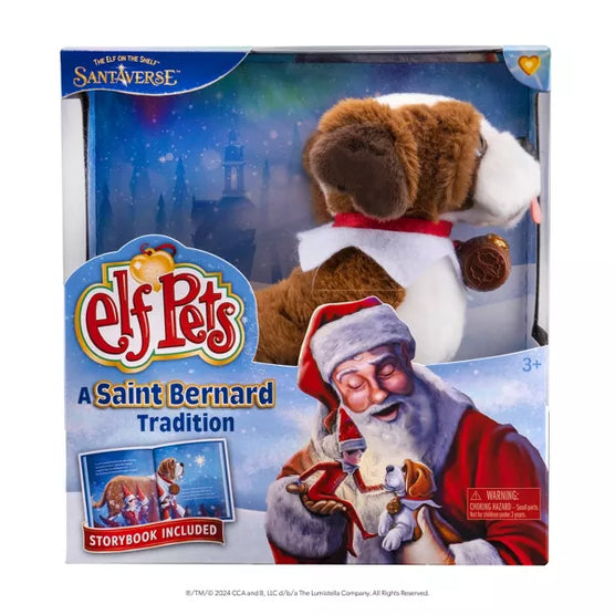 Elf Pets: A St. Bernard Tradition Pet