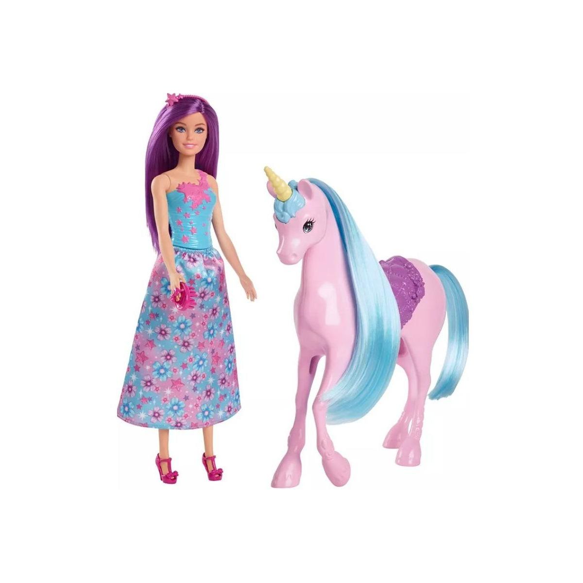 Barbie Doll and Unicorn