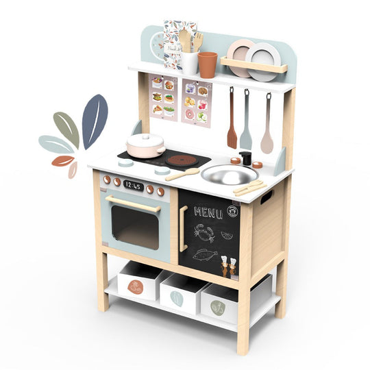 Speedy Monkey Wooden Kitchen Party Set with 20 Accessories