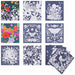 Brea Reese Vivid Color-By-Number Marker Kit Whimsical Botanicals 17 Piece