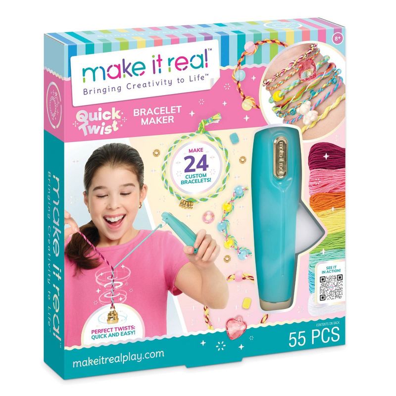 Make It Real Quick Twist Bracelet Maker Craft Kit