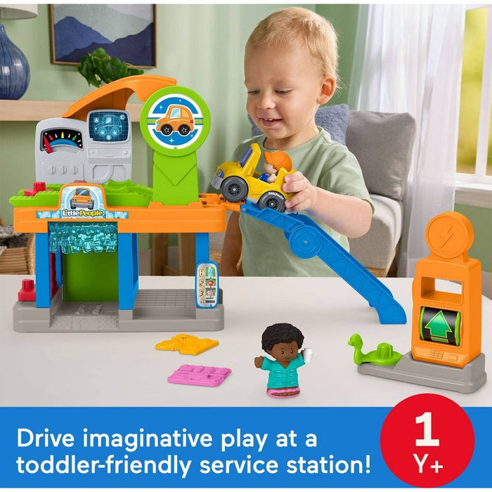 Fisher-Price Little People Fillin’ Fun Service Station Playset