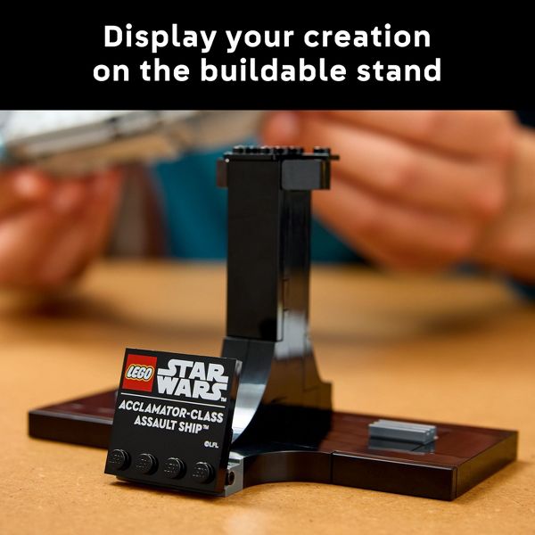 LEGO Star Wars Acclamator-Class Assault Ship Buildable Spaceship Toy Model 75404