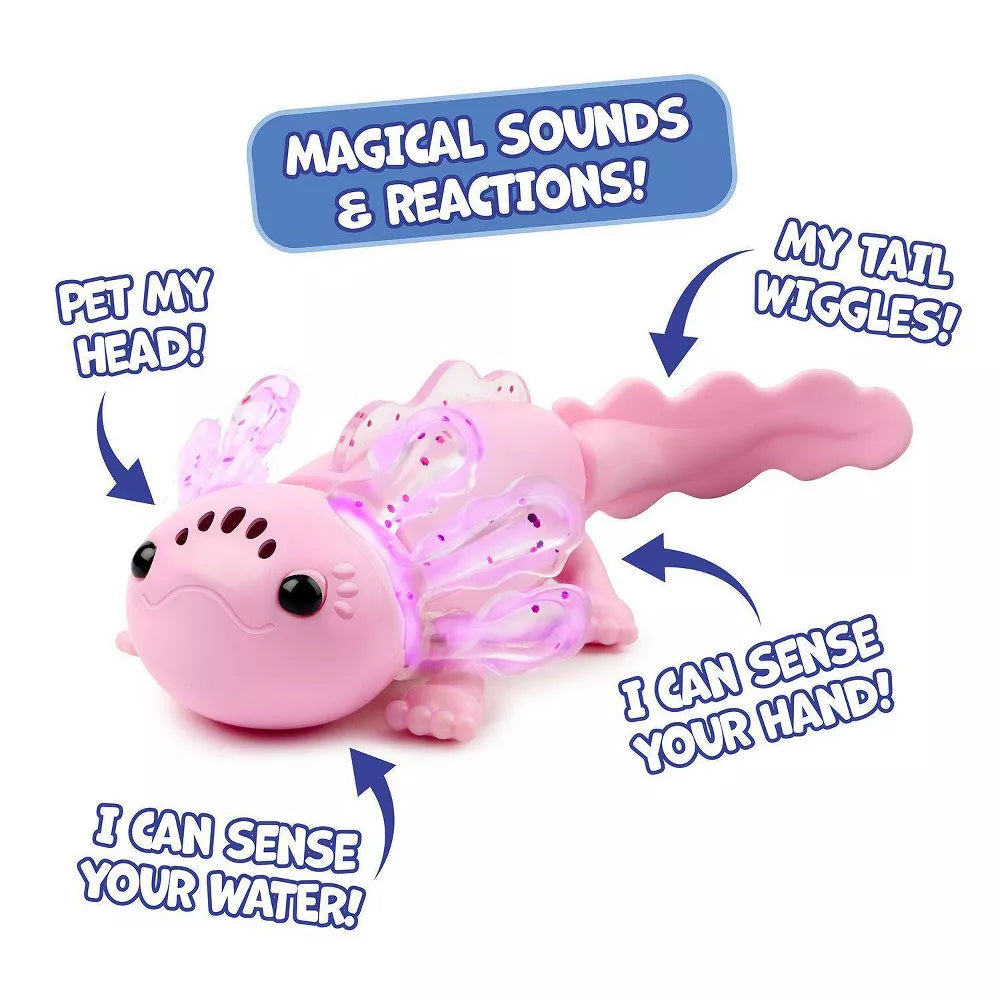 Fingerlings Interactive Baby Axolotl with Inflatable Pool
