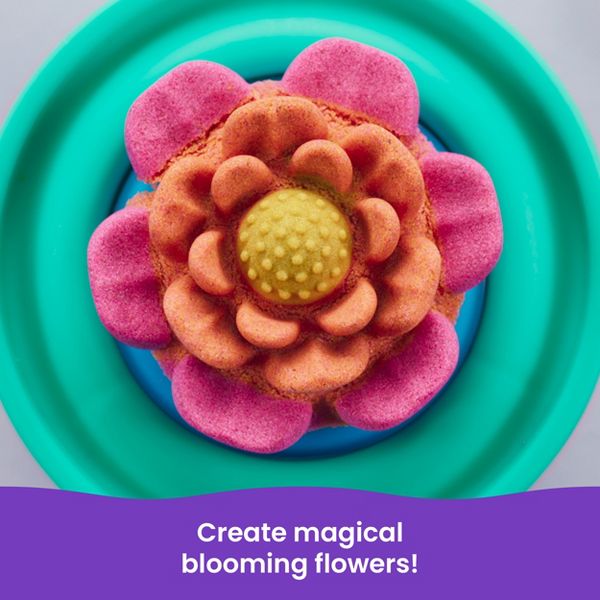 Kinetic Sand Squish Blossom Art