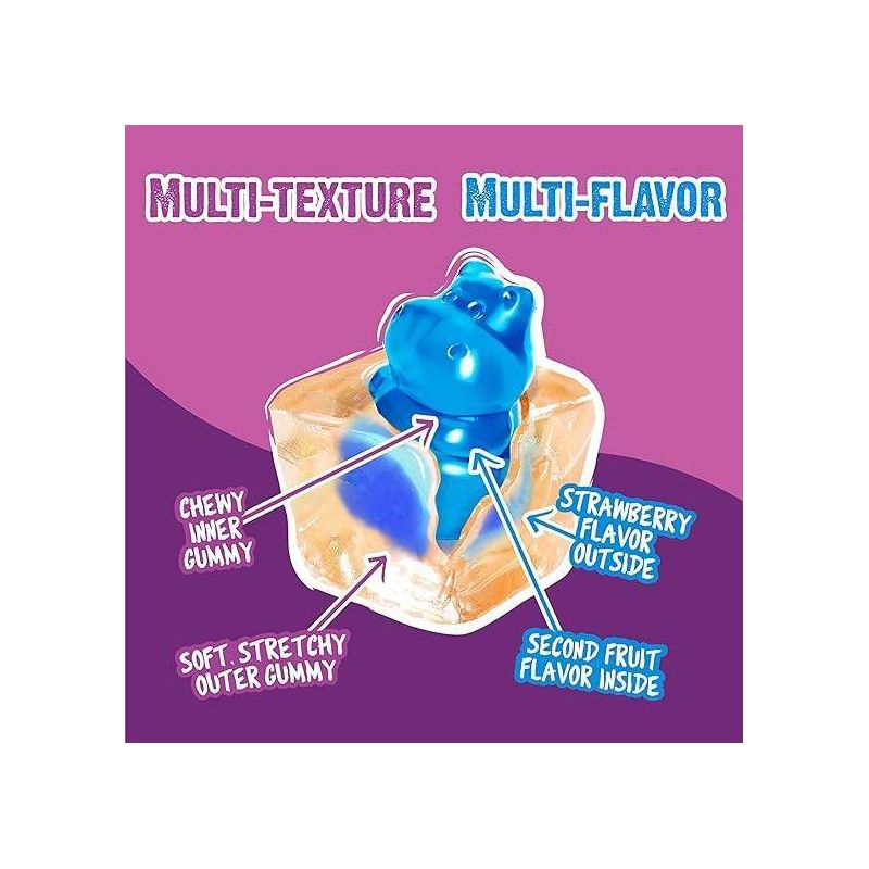 Juicy Drop Mystery Cube Wild Berry Gummy Candy Bag 5oz