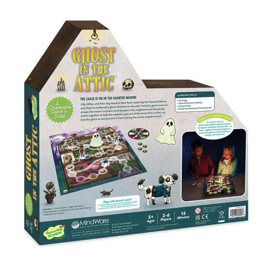 Peaceable Kingdom Ghost in the Attic Cooperative Board Game