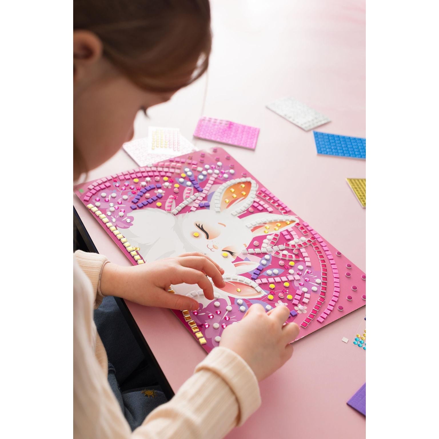Sycomore Stick'N Fun XL Mosaics Cuddly Animals Craft Kit